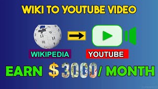 How To Convert Wikipedia To YouTube Video | AI VIDEO GENERATOR