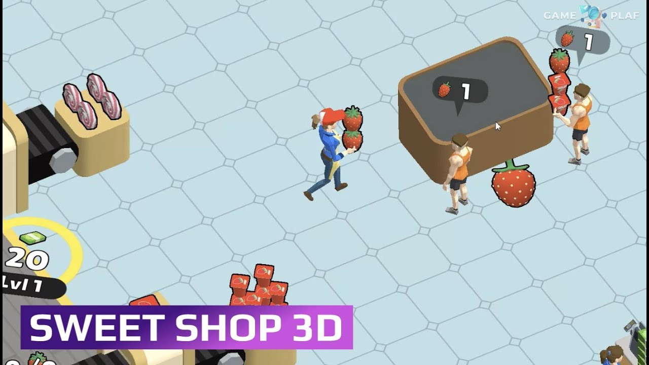 Sweet Shop 3D Game Review - Walkthrough - YouTube
