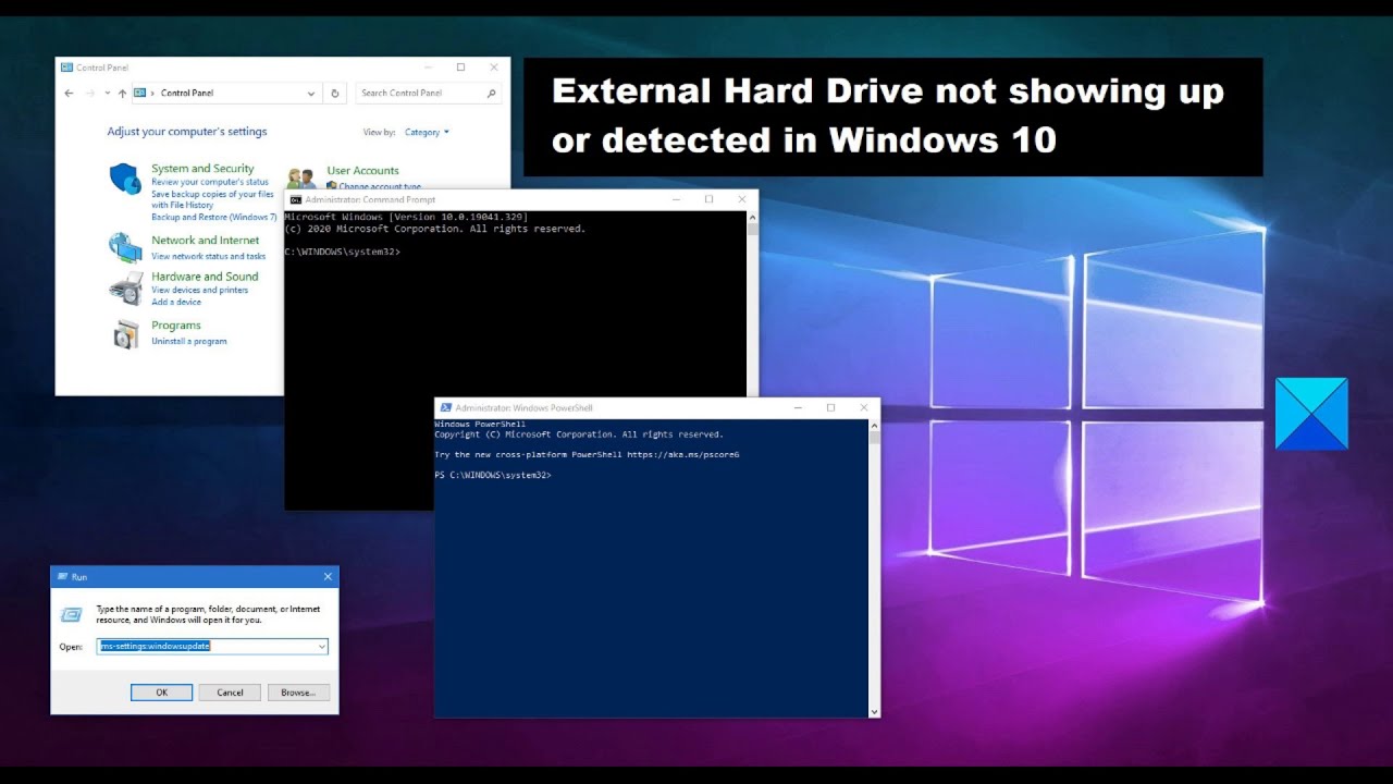 force format external hard drive windows 10