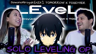 Hiroyuki Sawano x TXT "LEveL"  |  SOLO LEVELING OPENING 1 REACTION 🔥🔥