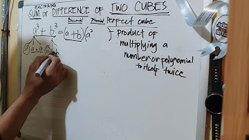 FACTORING SUM OR DIFFERENCE OF TWO CUBES | TAGLISH | GRADE 8