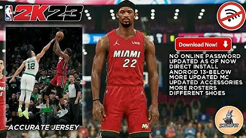 2K23 Updated Roster Android Offline | No F1VM | HD Graphics | Gameplay | Heat vs Celtics 2K23