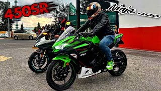 CF Moto 450 SR vs Kawasaki Ninja 400|Carrera|¡El Adiós De Las Japonesas!😱🤯