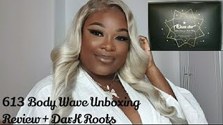 Affordable 613 Body Wave Wig | Jazz Star Hair Aliexpress Review | Unboxing + Adding Dark Roots 