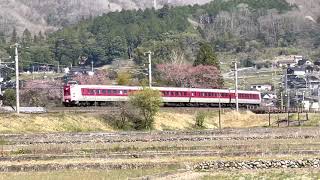 伯備線木野山⇒備中川面を行く381系特急やくも