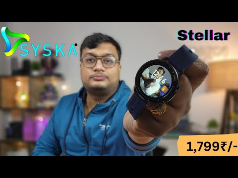 Syska Stellar 1.28 inch smartwatch unboxing | Metal Smart watch + Call under 2000