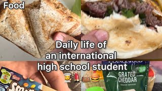 Daily life of an international high school student 💗 cooking 🧑‍🍳 skincare 💄 eating 🍔 & more !!