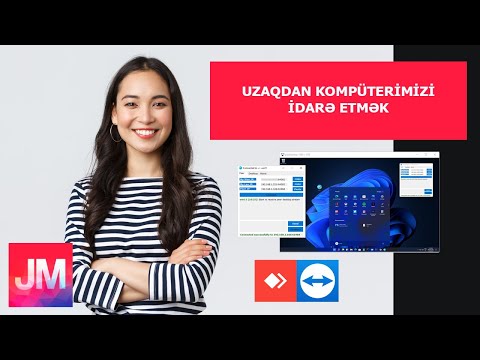 Uzaqdan kompüteri idarə etmək. Anydesk və Teamviewer ilə kompüterə uzaqdan qoşulub işləmək.