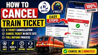 How to Cancel Train Ticket | E Ticket Cancellation | Cancel Ticket in IRCTC Site | E Ticket Cancel screenshot 2