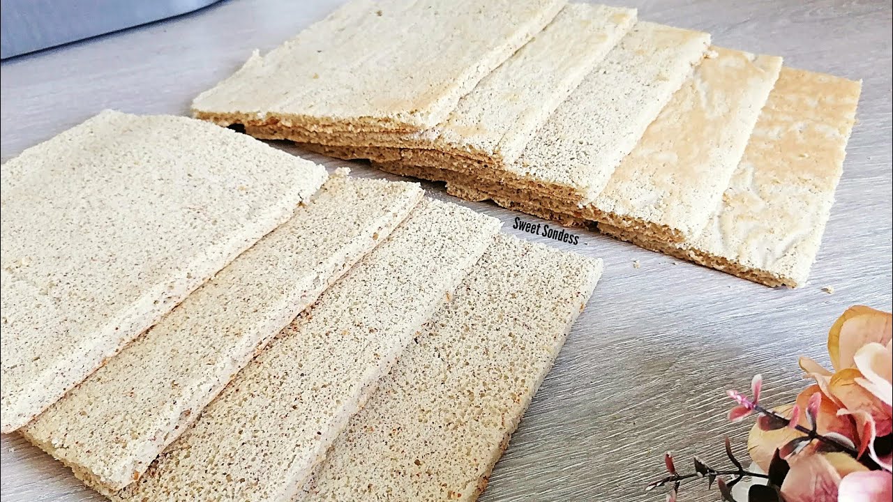 Biscuit Joconde /أسهل طريقة لعمل بسكوى جوكوند بمقادير مضبوطة