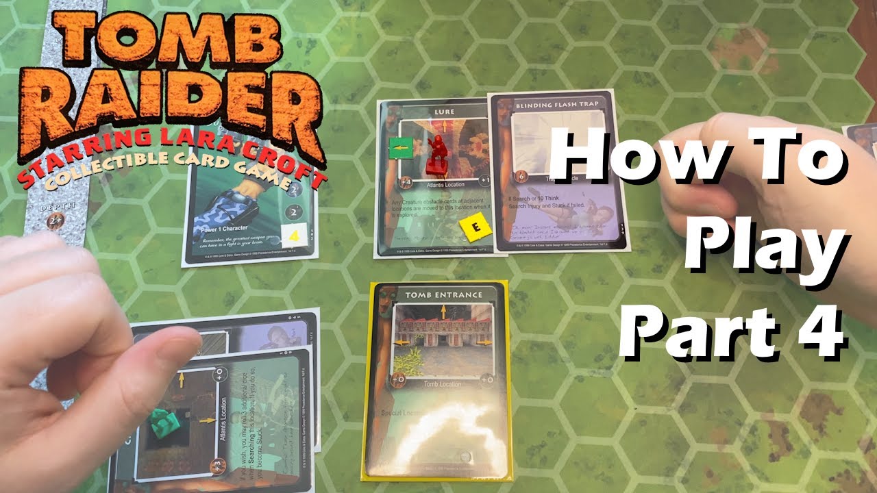 How to Play Tomb Raider CCG - Part 4: Playing the Game - YouTube