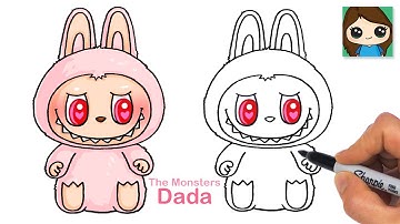 How to Draw Have a Seat Labubu 🩷 The Monsters