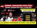 Jadwal Singapore Open 2024 Day 1: Ahsan Hendra vs Bagas Fikri | KFF Singapore Badminton Open R32