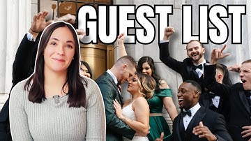 CUT Your Wedding Guest List | Ask Yourself These 5 Questions!