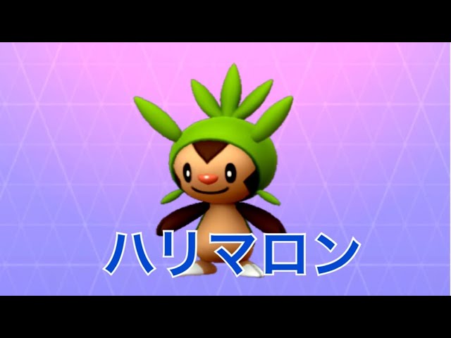 ポケモンgo ハリマロン Youtube