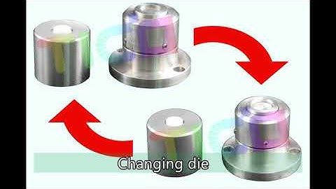 How to change different die for coin cell crimping machine?