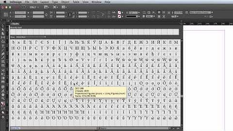 How to use Glyphs in Photoshop