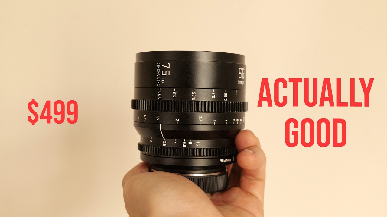 SG-image 75mm T1.4 追風 シネマレンズ ほぼ新品 定価10万 SG-Image 75mm T1.4 Cine Lens First Impressions : r/Lumix