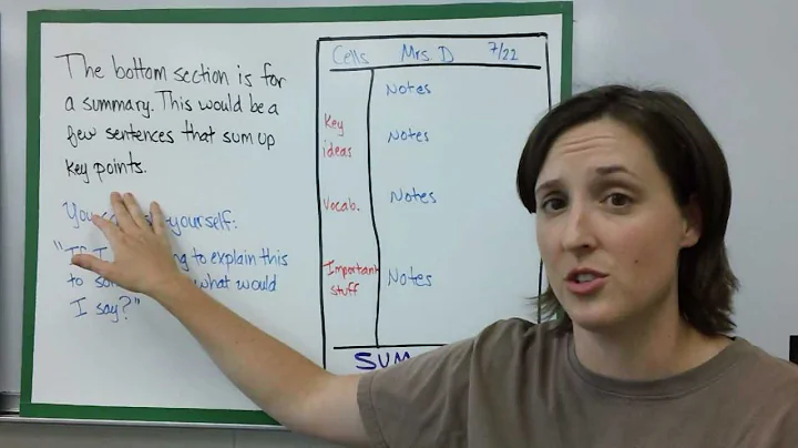 How to take Cornell notes