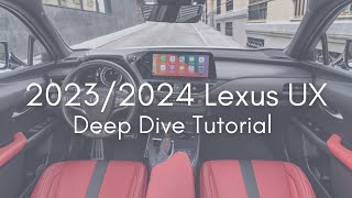 2023/2024 Lexus UX Deep Dive - Full Tutorial screenshot 3