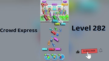 Crowd Express Level 282 Walkthrough 🚦 | Step-by-Step Solution | Go Answer
