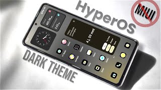 Akhirnya HyperOS!! Tema Terbaik HyperOS Xiaomi POCO Redmi | Dark Theme screenshot 2