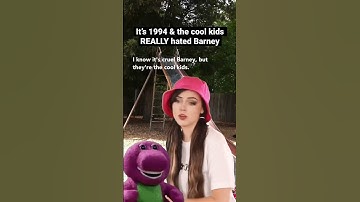 Thumbnail of #90skids really did NOT like Barney. Remember all the vicious “I Hate You, You Hate Me” songs?