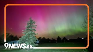 Viewer photos of the aurora borealis over Colorado