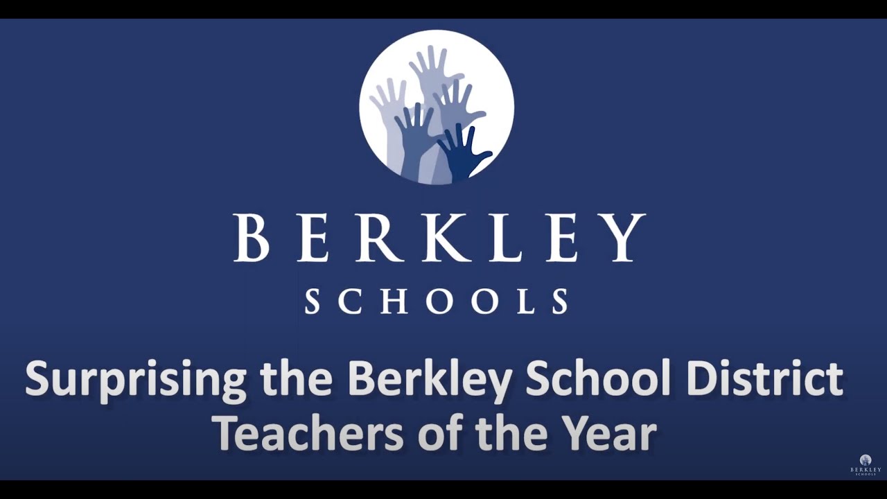 Congratulations to the Berkley Schools Teachers of the Year 