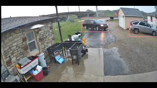 Lost Amazon driver run through our yard.The delivery was for next door.  #Amazon #baddrivers 