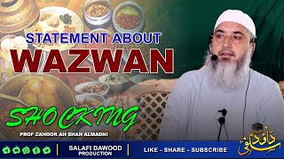 Statement About Wazwan•Shocking•Prof Zahoor Ah Shah Al'Madni•Salafi Dawood Production•