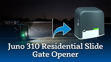 Nice Apollo Juno 310 Residential Slide Gate Opener Demo: Smooth, Reliable Gate Automation