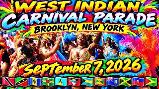 WEST INDIAN CARNIVAL Parade NYC LIVE 2026 Labor Day West Indian American Day Carnival Parade