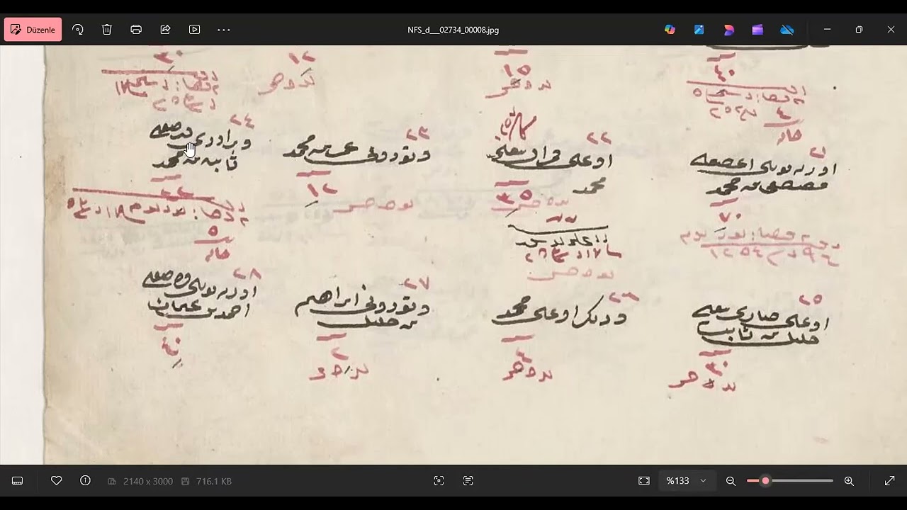 Erzurum Karagöbek Köyü 1835 Yılı Nüfus Defteri