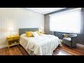 Programa completo - Dormitorio elegante en gris y amarillo - Decogarden