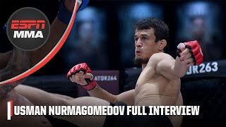 Usman Nurmagomedov LIKES the spotlight 'Why not?' [FULL INTERVIEW] | ESPN MMA