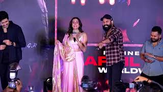 Adivi Sesh, JonitaGandhi & Polaki Vijay Master Dances to Chichubuddi Song @ Dacoit Pre-Release Event