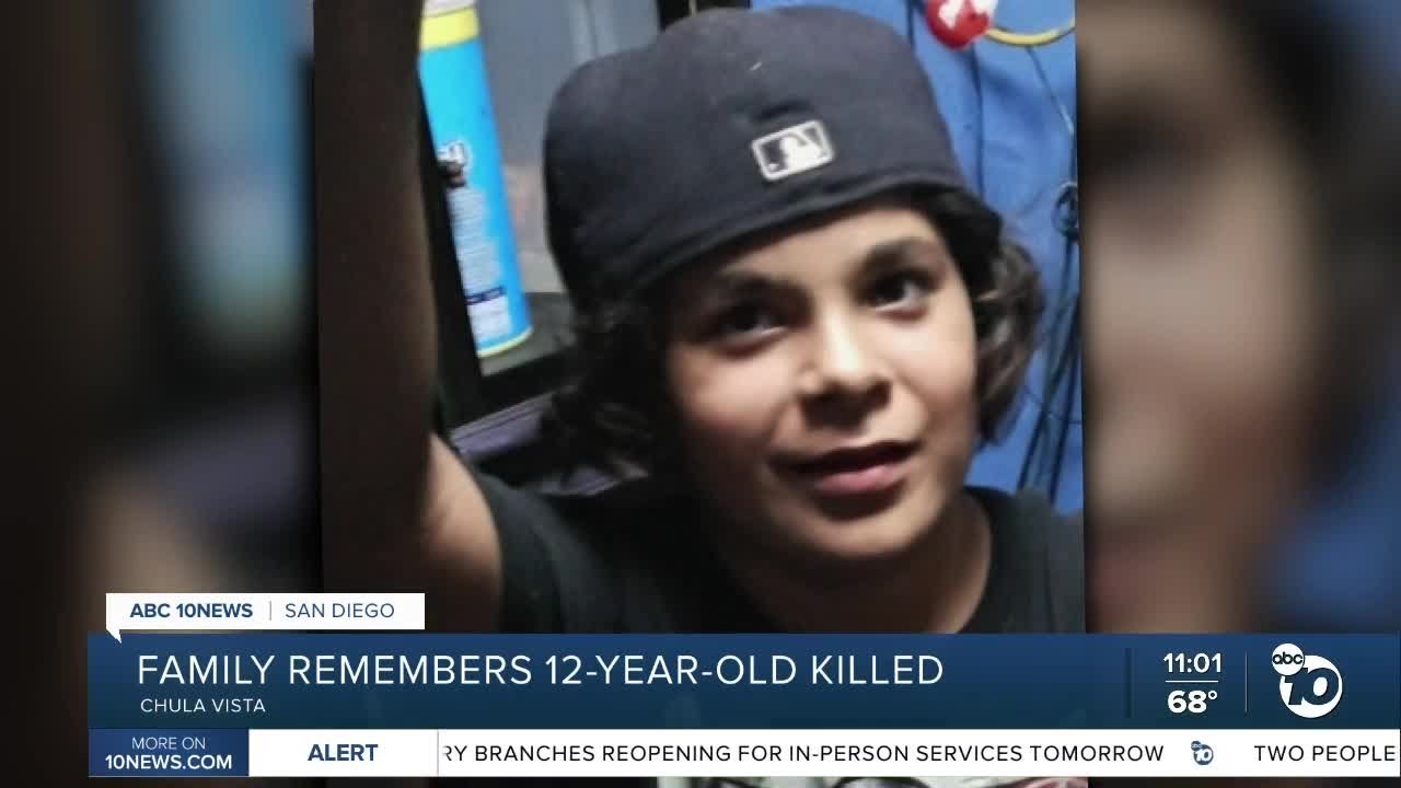 Chula Vista family remembers 12-year-old killed - YouTube
