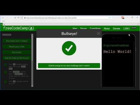 Prioritize One Style Over Another- freeCodeCamp HTML5 and CSS lesson #47