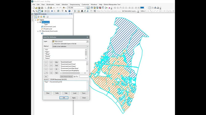 ArcGIS 10.x - Select By Attribute - Wildcard partial string search with LIKE operator