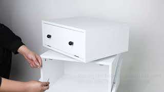 ZSC009 How to assemble a rotating robot side table quickly and easily?