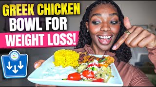 Greek Chicken Bowl For Weight Loss | Under 500 Calories!