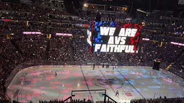 Avalanche vs Lightning game 1 start of period 1 / The Stanley Cup 6/15/22