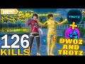 126 KILLS!🔥 DWOZ AND TROTZ SUPER GAMEPLAY😍 3 MATCH 126 KILLS 🥳 SAMSUNG,A7,A8,J2,J3,J4,J5,J6,J7,XS