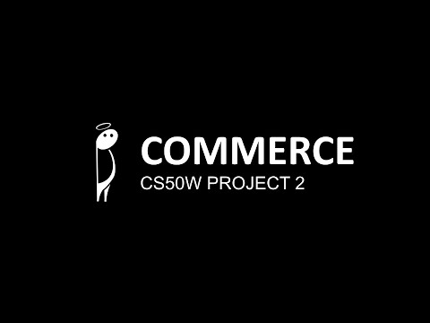 CS50W Project 2 - Commerce
