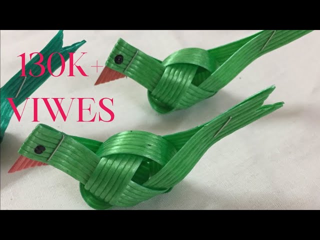 how to make a fish craft/plastic wire fish /@little sky 