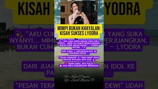 Kisah Sukses Lyodra #shortvideo #artis #viral #lyodra #shorts