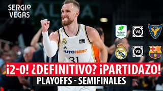 REAL MADRID BALONCESTO a una VICTORIA de la FINAL ACB ¿REMONTARÁ el BARÇA BASKET? ¡BALANCE Y CLAVES!