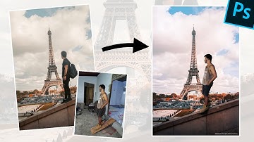 Travel to Eiffel Tower Edit in Photoshop