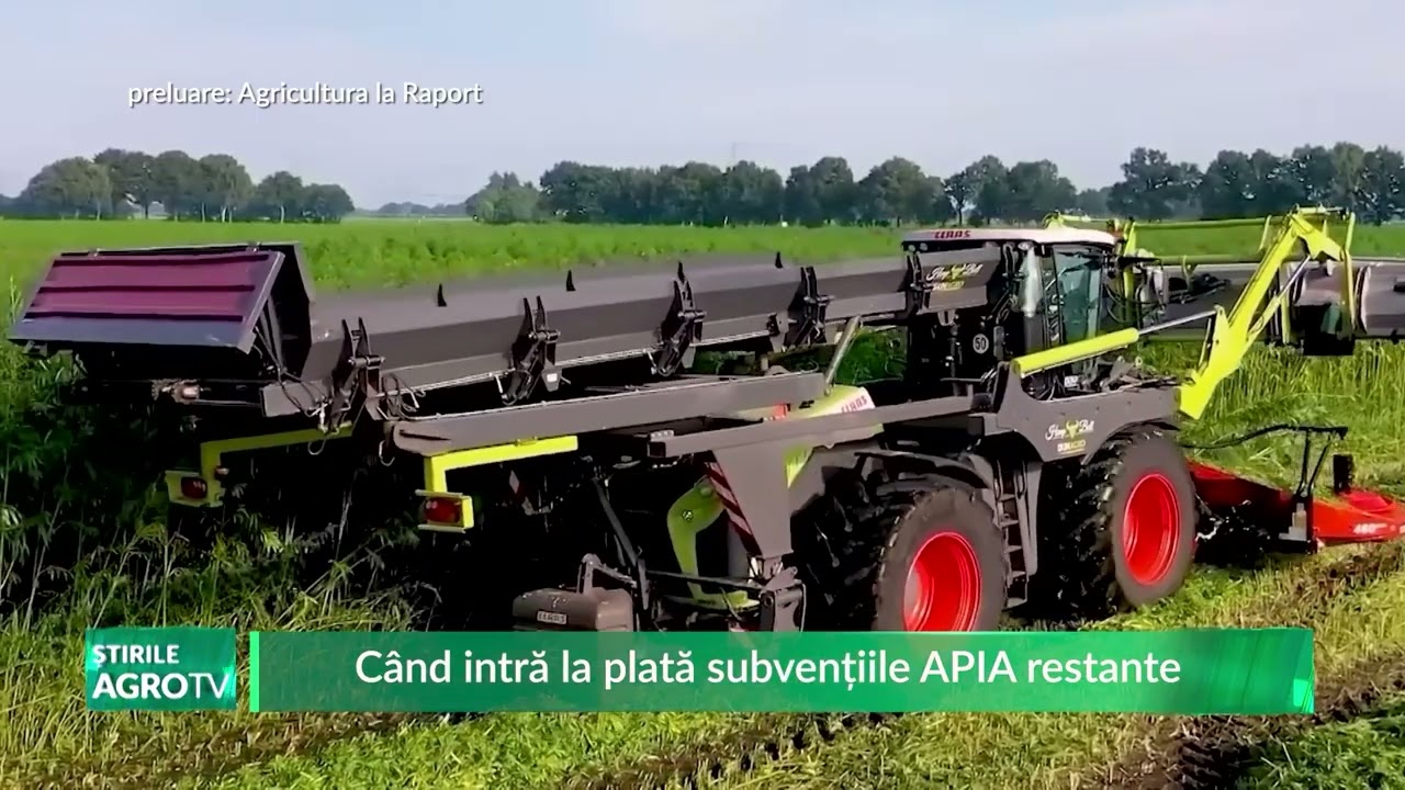 Când intră la plată subvențiile APIA restante 22 01 2026